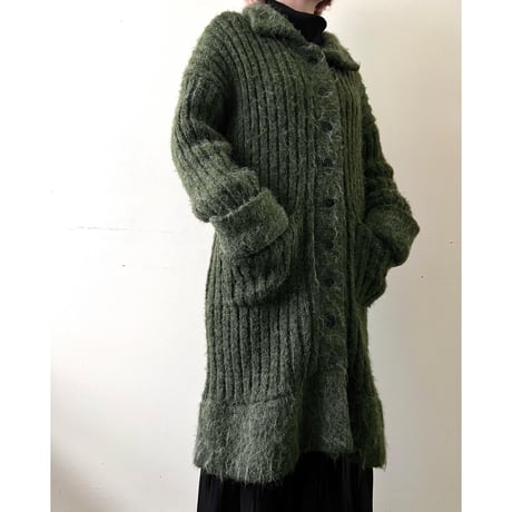 PERUVIAN TRADING Shaggy Knit Long Cardigan