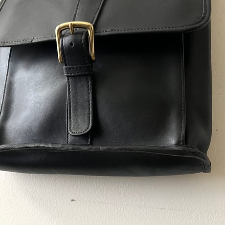 80's Old COACH Flap Design Shoulder Bag (made in USA)