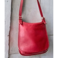 00's Old COACH Flap Shoulder Bag (made in USA)