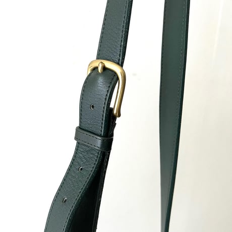 Old Coach "Green" Leather Shoulder Bag