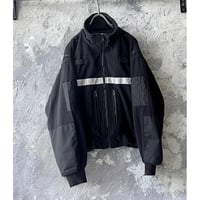 UK Police Reflector Line Windproof Fleece JKT (size: Large/Short)