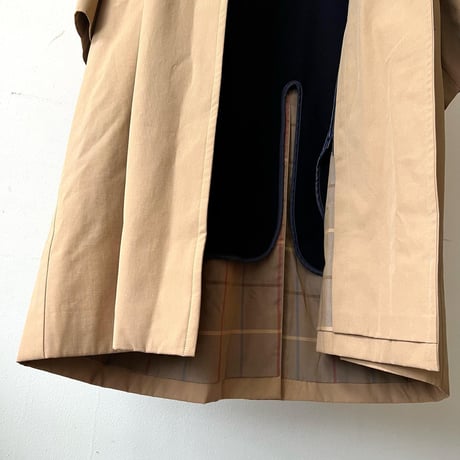 Old Burberry Wool Collar Balmacaan Coat