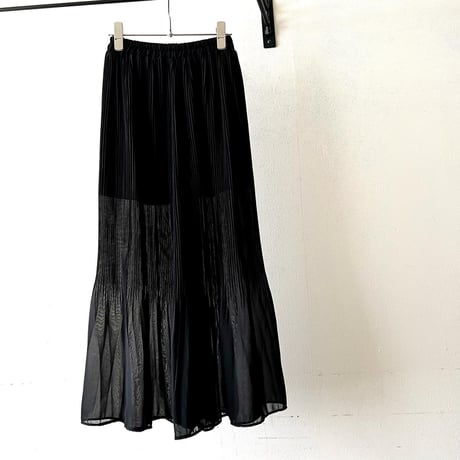 Old Sheer Pleat Wide Pants