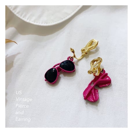 US Vintage Sunglasses イヤリング