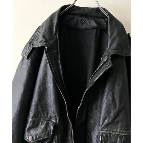 80-90's Euro A-2 type Leather JKT