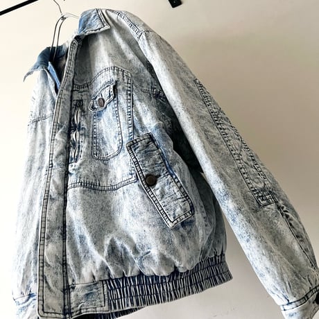 80-90's Bleach Denim Like JKT