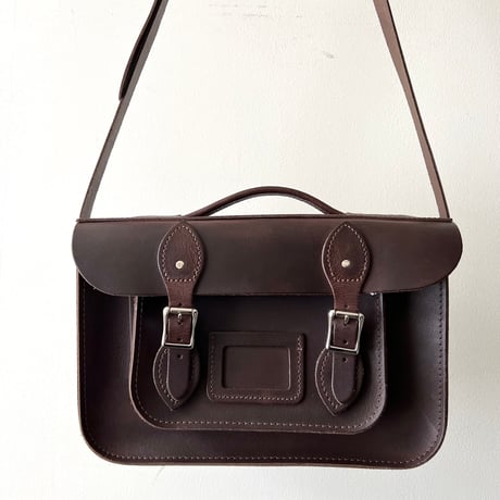 The Leather Satchel Co. 2way Leather Shoulder Bag (made in Liverpool ,England)