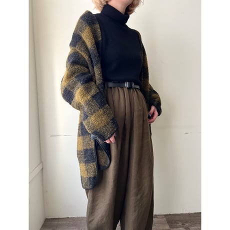 ISABEL MARANT ÉTOILE Plaid Pattern Wool Coat (made in Poland)
