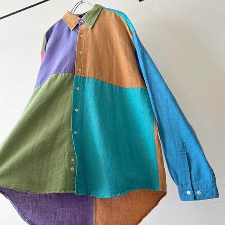 Vintage Crazy Pattern L/S Shirt