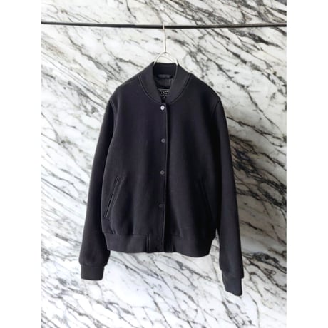 Abercrombie & Fitch Black Color Melton Award JKT