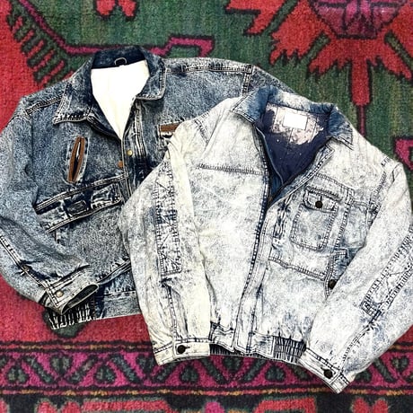 80-90's Bleach Denim Like JKT