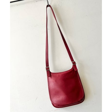 00's Old COACH Flap Shoulder Bag (made in USA)