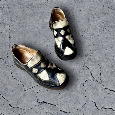 Dr.Marten's "monochrome"Design Leather Loafer (made in England)