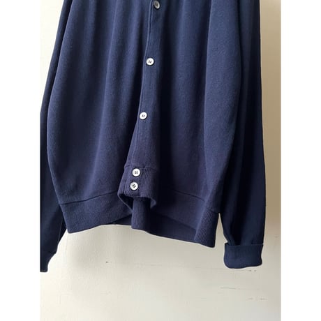 80-90's IZOD Embroidery Logo Acryl Knit Cardigan (made in USA)