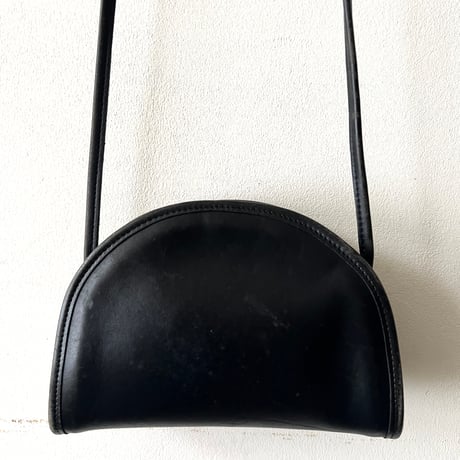 80's Old COACH Half-moon Shoulder Bag (made in USA)