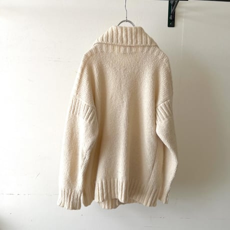 60-70's Gaeltairra Handloomed Aran Knit Cardigan (made in Ireland)