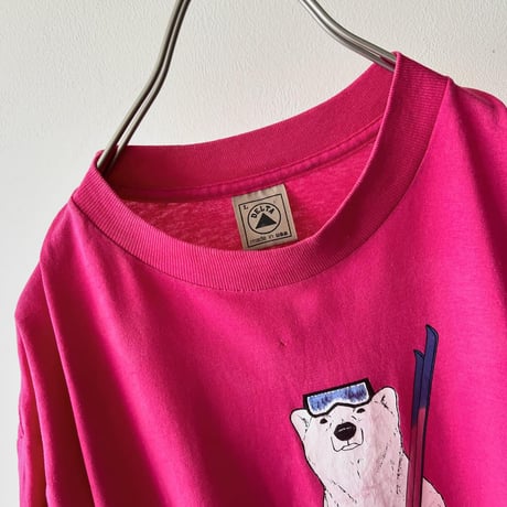 Vintage Polar bears Print Tee