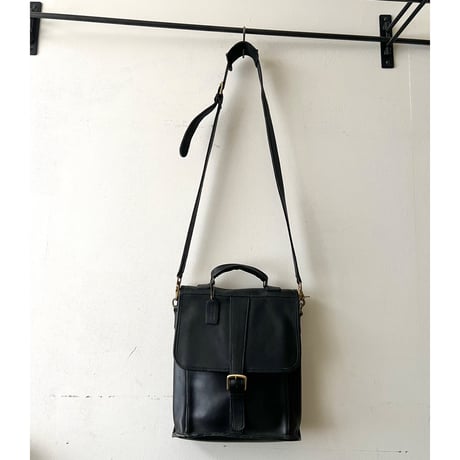 80's Old COACH Flap Design Shoulder Bag (made in USA)