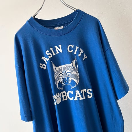 90's Hanes "Cat Logo" Print Tee (made in USA)
