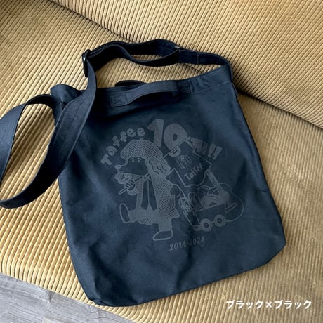 Taffee 10th anniversary goods " LP size 2way Tote Bag "