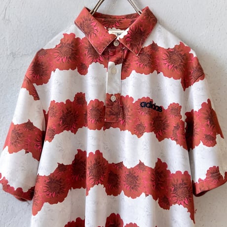 adidas Flower Pattern Polo-Shirt