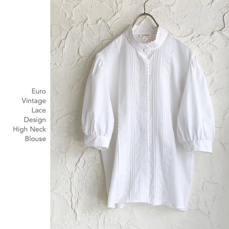 Euro Vintage Lace Designブラウス