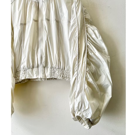 Gather Sleeve Short Nylon JKT