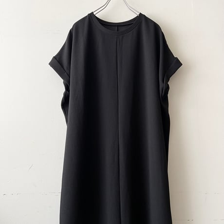 French Sleeve Round neck Long Dress