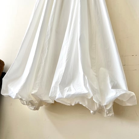 Balloon Silhouette Camisole Long Dress