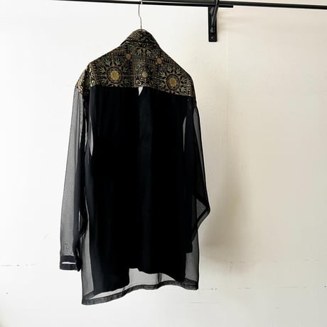 Vintage Sheer Design Shirt