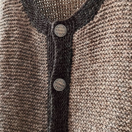 Euro Vintage Tyrolean Knit Cardigan