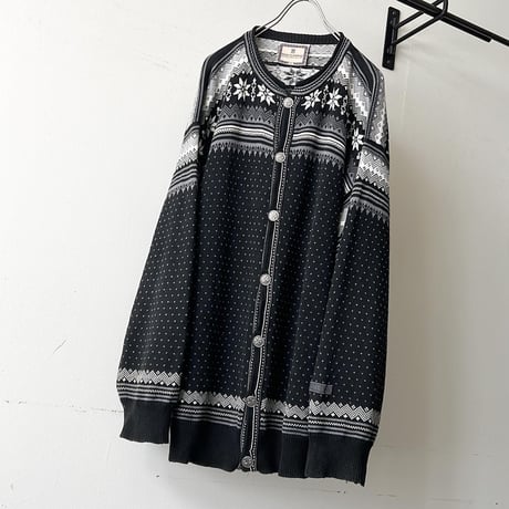 Dale of Norway Nordic Pattern Knit Cardigan