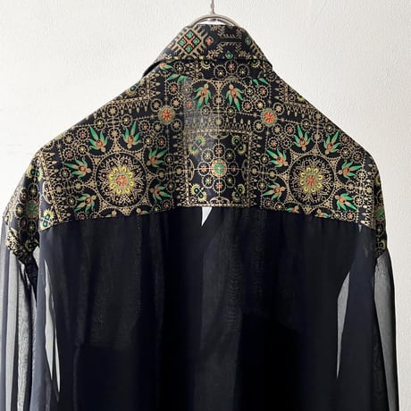Vintage Sheer Design Shirt