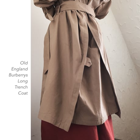90's England Burberrys Longトレンチコート