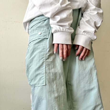 " Ice Green Dyed Remake " US ARMY Snowcamo Cargo Over Pants