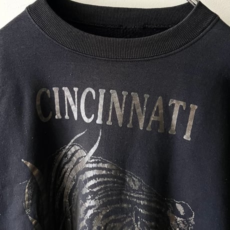 80's Vintage Tiger Print Sweat (made in USA)