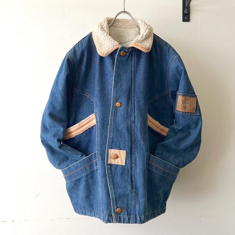 80-90's Euro Boa Denim JKT (made in Italy)