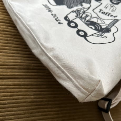 Taffee 10th anniversary goods " LP size 2way Tote Bag "
