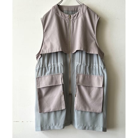 Greige & Gray Design Sheer Vest