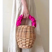 LUDLOW(jp) Frill Handle Basket Bag