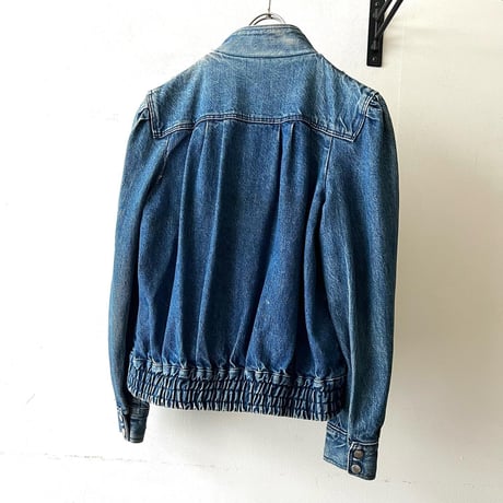 Euro Vintage Tuck Design Denim JKT