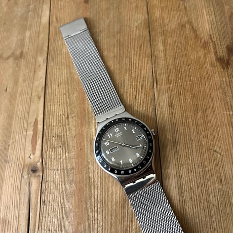 1999 swatch IRONY Steel stainless Velt Quartz Watch