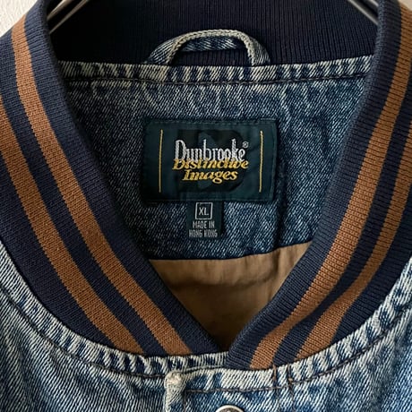 90's Dunbrooke Embroidery Design Denim Award JKT