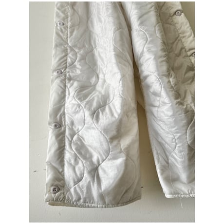 "Remake" 80's US ARMY M-65 Snow-camo Quilting Liner Pants (size : Free size )