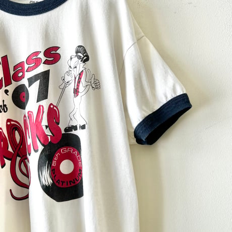 00's Rocks Print Ringer Tee