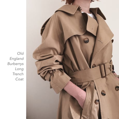 90's England Burberrys Longトレンチコート