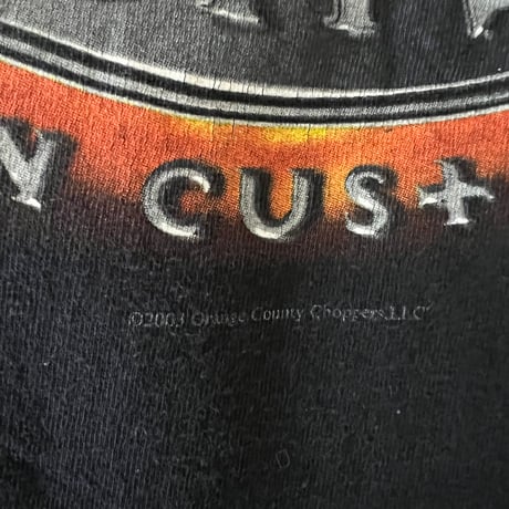 00's motorcycle Back Print Long Sleeve Tee
