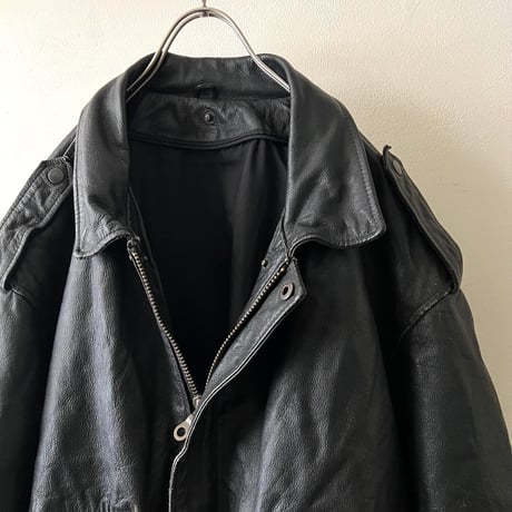 80-90's Euro A-2 type Leather JKT