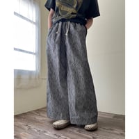 【即納品】バランスタックパンツ(ストライプ)ブラック90丈