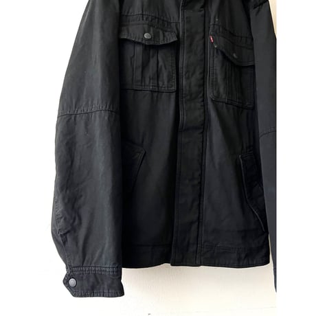 Levi's Black Dyed M-65 type Boa JKT
